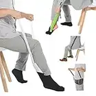 Enfile Chaussettes Kit - Aide à mettre et à enlever chaussettes, chaussures, pantalons - Aide Enfile Bas - Ne Plus Se Baisser, Idéal Personnes Agées, À Mobilité Réduite