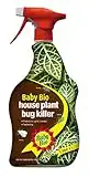 Baby Bio 86600241 Houseplant Bug Killer, 1L - Fast Acting Control of Houseplant Insect Pests - with 2 Weeks Protection Against Fruit Fly, Whitefly, Greenfly and More - Insect Repellant Spray