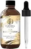 Sea Buckthorn Berry Oil 4 Oz - For Face, Skin, Body, Hair - Siberian Cleanser 100% Pure Raw Cold Pressed Undiluted Bulk Packaging (Sea Buckthorn, 4oz)