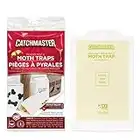 Pantry Pest & Moth Traps with Pheromones by Catchmaster - Bulk Case of 24, Ready to Use Indoors. Pre-Baited Bug Attractant Adhesive Exterminator Simple Easy No-Mess Non-Toxic - Made in The USA