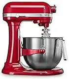 KitchenAid 5KSM7591XEER, 500 W, Acero Inoxidable, 10 Velocidades, Rojo