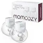 Momcozy S12 Pro Hands-Free Breast Pump Wearable, Double Wireless Pump with Comfortable Double-Sealed Flange, 3 Modes & 9 Levels Electric Pump Portable, Smart Display, 24mm, 2 Pack