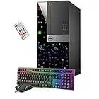 Dell Tower Computer Desktop Intel Core i7-6700 Processor 3.40 GHz 16GB RAM 256GB SSD Windows 10 Pro Wi-Fi Gaming PC Keyboard & Mouse HDMI (Renewed)