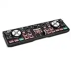 Numark DJ2GO2 Touch – Compact 2 Deck USB DJ Controller For Serato DJ with a Mixer / Crossfader, Audio Interface and Touch Capacitive Jog Wheels