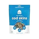 Open Farm Dehydrated Cod Skin Grain-Free Dog Treats, One-Ingredient Gently Cooked Pacific Fish Recipe with No Artificial Flavors or Preservatives, 2.25 oz