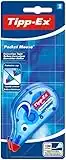 Tipp-Ex Pocket Mouse Correction Tapes – Pack of 2- Easy To Use - Extra Tear-Resistant - 10 m, White Colour