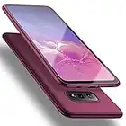 X-level für Samsung Galaxy S10e Hülle, [Guardian Serie] Soft Flex Silikon Premium TPU Echtes Telefongefühl Handyhülle Schutzhülle Kompatibel mit Galaxy S10e 5,8 Zoll Case Cover - Weinrot