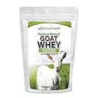 Z Natural Foods Goat Whey Protein Powder Concentrate - Unflavored & Undenatured - Grass Fed in USA - Good Source of BCAA - 100% Pure, Gluten Free, Non GMO, Kosher - 1 lb