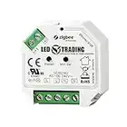 LED-Trading ZigBee Controller 230V Unterputz Dimmer Aktor 200W LED für Taster Phasenabschnitt-Steuerung für dimmbare LED Lampen, Trafos & Leuchten