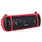 Étui pour Anker Soundcore Motion+, Housse en Silicone Souple pour Haut-Parleur Bluetooth Anker Soundcore Motion+, Rouge