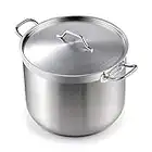 Cooks Standard 02616 Professional Grade Lid 30 Quart Stainless Steel Stockpot Silver