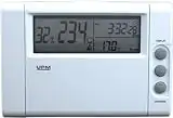 UPM THM303A 24-Millivolt Low Voltage Central Heating/Cooling 5+1+1 Day Programmable Thermostat, White