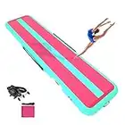 ALIFUN Luft Matte Tumbling Track Gymnastik Aufblasbare Tumble Matte 3M 4M 5M 6M Training Matte Dick 20CM Luftpumpe