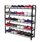 1ABOVE 5 Tier Shoe Rack Organiser, Heavy duty storage unit, Quick Assembly No Tools Required, Holds upto 15-20 pairs (BLACK)