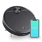 Wyze Robot Vacuum Cleaner, Wi-Fi/App/Alexa Control, Robotic Vacuum with Schedule, Strong Suction, Low Noise, Automatic Self-Charging, Ideal for Pet Hair/Hard Floor/Carpet/Daily Cleaning, Black