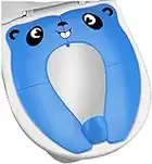 [Nouveau] Gimars Bleu Bébé Réducteur de Toilette Pliable siège enfant réducteur wc voyage folding travel potty seat pour enfants bébé