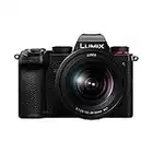 Panasonic LUMIX S5 Full Frame Mirrorless Camera, 4K 60P Video Recording with Flip Screen & WiFi, LUMIX S 20-60mm F3.5-5.6 Lens, L-Mount, 5-Axis Dual I.S., DC-S5KK (Black)