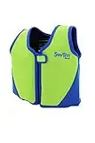 SwimMad Child's Swimming Jacket 18-30Kg 3-6 Years (Green/Blue) - 8 Removable Floats