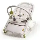 Tiny Love Boho Chic 2-in-1 Rocker with Removeable Toy Bar, Rocking or Stationary Modes and Folds Flat for Storage, Beige