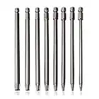 Fongmore 8 pièces 10cm 1/4 pouce tige hexagonale Torx tête de sécurité embout de tournevis étoile magnétique S2 ensemble de tournevis en acier embouts T8-T40