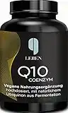 Coenzym Q10 hochdosiert | 4-Monatsvorrat | 120 Kapseln vegan | 180 mg Tagesdosis | Premium Q10 aus pflanzlicher Fermentation | laborgeprüft | Ubiquinon hoch-bioverfügbar | made in D. | bio | pur