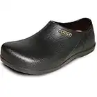 vangelo Professional Slip Resistant Clog Men Work Shoe Nurse Shoe Chef Shoe Carlisle Black Men Size 8 Women Size 10