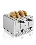 Hamilton Beach 4 Slice Modern Chrome Toaster