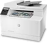 HP Color LaserJet Pro M183fw 7KW56A, Stampante Multifunzione A4, Stampa Fronte e Retro Manuale a colori, 16 ppm, USB, Wi-Fi, Ethernet, ADF, Fax, Schermo LCD a icone, Grigia