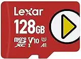 Lexar Play Tarjeta Micro SD 128 GB, microSDXC UHS-I, hasta 150MB/s de Lectura, Microsd Compatible con Nintendo Switch, telefono y tableta (LMSPLAY128G-BNNAG)