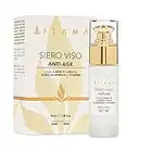 Fiama Cosmesi Siero Viso Acido Ialuronico, Bava Di Lumaca, Vitamina - Siero Antimacchia Viso Uomo Donna - Acido Ialuronico Viso Antirughe Lenitivo Idratante - Siero Viso Antimacchie Illuminante.