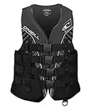 O'Neill Men's Superlite USCG Life Vest,Black/Black/Smoke:White,XL