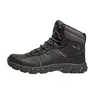 Peter Storm Men's Caldbeck Waterproof Leather Walking Boots with StormGrip Outsole and Ankle Support, Black, UK12