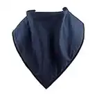 Adult Bandana Bib/Clothing Protector - Size 2 (NAVY LARK) by BibblePlus Dignity Bibs