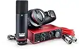 Focusrite Scarlett Solo Studio 3rd Gen USB Audio Interface Bundle for the Guitarist, Vocalist or Producer with Condenser Microphone and Headphones for Recording, Songwriting, Streaming and Podcasting