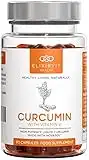 Elixirvit Liquid Curcumin with Vitamin D – 185x More Bioavailable Than Typical Turmeric/Curcumin Supplements – Advanced Turmeric Extract with NovaSOL – 60 High Strength Capsules