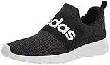 adidas men's Lite Racer Adapt 4.0 Running Shoes, Black/White/Black, 9.5 US