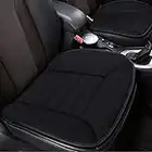 Leowsad Universal Car Seat Cushion. Comfort Memory Foam Seat Pad for Home Car Office Chair. Breathable,Non Slip Car Seat Protector.(Black)