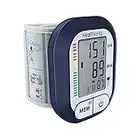 Healthkeep Electric Wrist Blood Pressure Monitors at Home or Portable Blood Pressure Machine with Wrist Cuff for All Body Sizes