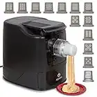 Adamo Life Electric Pasta Maker - Automatic Noodle Making Machine with 13 Different Molds - Large Capacity Machine with Non-Slip Base, Child Lock & Heat Vents - Extrudes Homemade Pasta in 15 Minutes