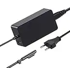 65W Caricatore Surface Book,Cshare 65W 15V 4A Adattatore di Alimentator per Microsoft Surface PRO X/7/6/5/4/3/Book/Go/Laptop Model 1796 con Una Porta USB e Un Cavo di Caricabatteria