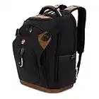 SwissGear Canvas Work Pack Pro Laptop Backpack for Tool Storage, Fits 15-Inch Notebook