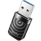 Cudy AC 1300Mbps WiFi Adaptador USB 3.0 para PC, USB WiFi Wireless Adapter, 5Ghz /2.4Ghz, USB 3.0, Compatible con Windows Vista /7/8/8.1/10, Mac OS, Linux