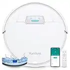 HONITURE Robot Vacuum Cleaner, G20 Robot Vacuum and Mop Combo 3 in 1, 4000pa Strong Suction, Self-Charging, App&Remote&Voice Control, Compatible with Alexa, Ideal for Carpet, Hard Floor, Pet Hair.