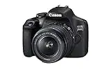Canon EOS 2000D (Rebel T7) DSLR Camera + 18-55mm III Kit (Renewed)