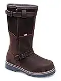 demar. LEDER Thermostiefel Jagdstiefel TIROL, Braun, 45 EU