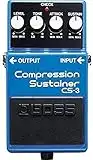 Pédale Compression/Sustainer CS-3 BOSS, une pédale de compression et Sustain avec circuit haute qualité