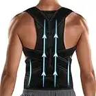 Posture Corrector for Men&Women - Back Brace for Lumbar Support and Upright - Breathable Back Straightener Back Corrector Posture Improve and Neck, Back, Shoulder Pain Relieve (XX-Large(42-48 Inch))