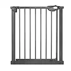 Froadp Barrière de Sécurité Extensible, Barrière de Pression sans Perçage, Grilles de Porte Barrières pour Bébé et Chiens, Porte de Protection D'escalier en Métal Largeur Réglable(Noir, 75-85cm)