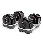 Nonzero Gravity PowerDyne Adjustable Dumbbell Weights (Coal 80lbs (Set of 2))