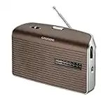 Grundig Micro Boy 60 Radio-réveil Brun/Argent